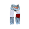BB X DBB Upcycle Denim/ Fleece Color Block Jean- Size 4/6