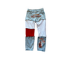 BB X DBB Upcycle Denim/ Fleece Color Block Jean- Size 4/6