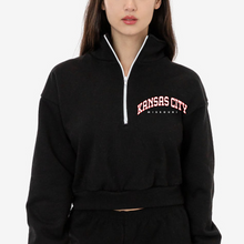  KCMO "Essential" Cropped Half Zip Pullover